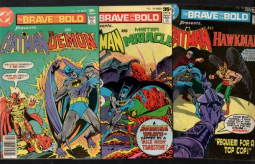 The Brave and the bold,#137 thru #139:Lot of 3 books